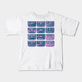 90's Techno Mixtapes Kids T-Shirt